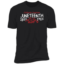 Load image into Gallery viewer, Juneteenth (Chains broken) Short Sleeve Tee Shirt