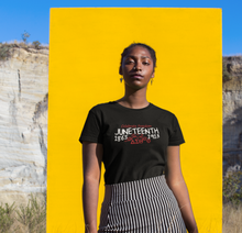 Load image into Gallery viewer, Juneteenth (Chains broken) Short Sleeve Tee Shirt