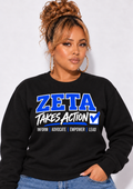 Zeta Take Action - Sweatshirt