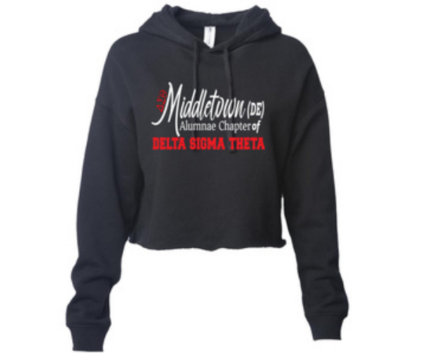 Middletown (DE) Alumnae Chapter Cropped Hoodie