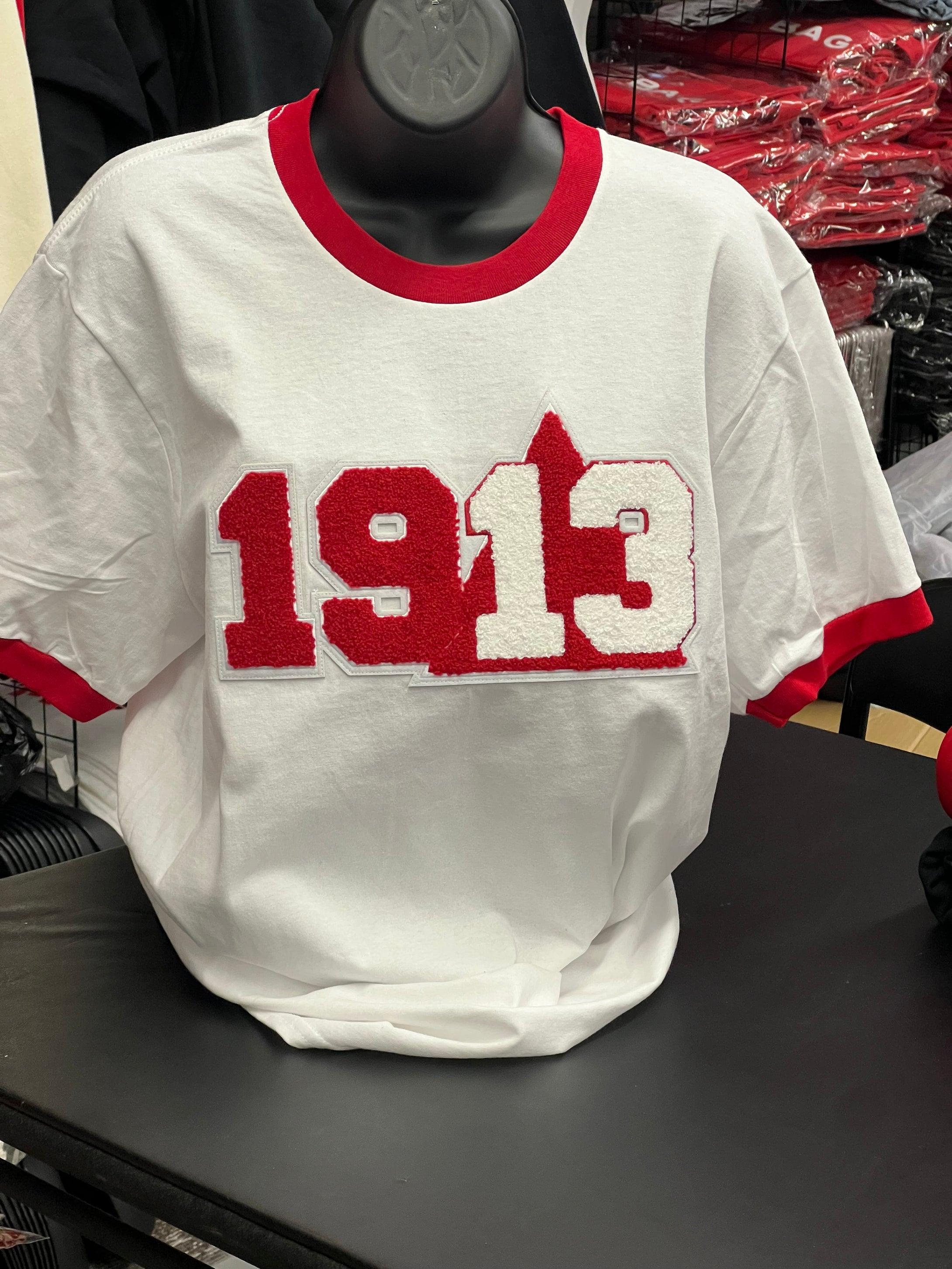 DST T-shirt with 1913 Chenille patch