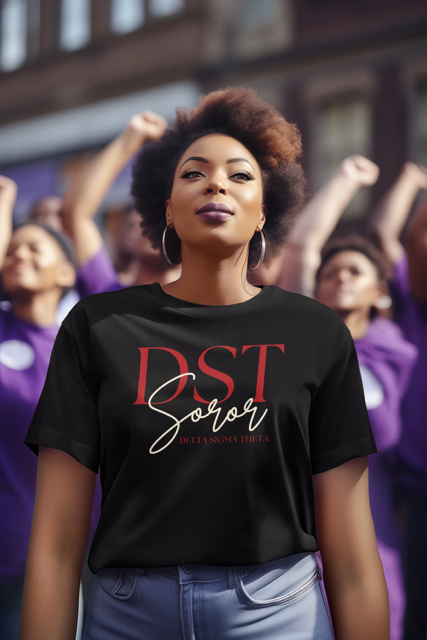 DST Soror Short Sleeve Tee Shirt