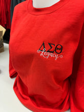 Load image into Gallery viewer, DST LEGACY Sweatshirt with embroidered Greek letters
