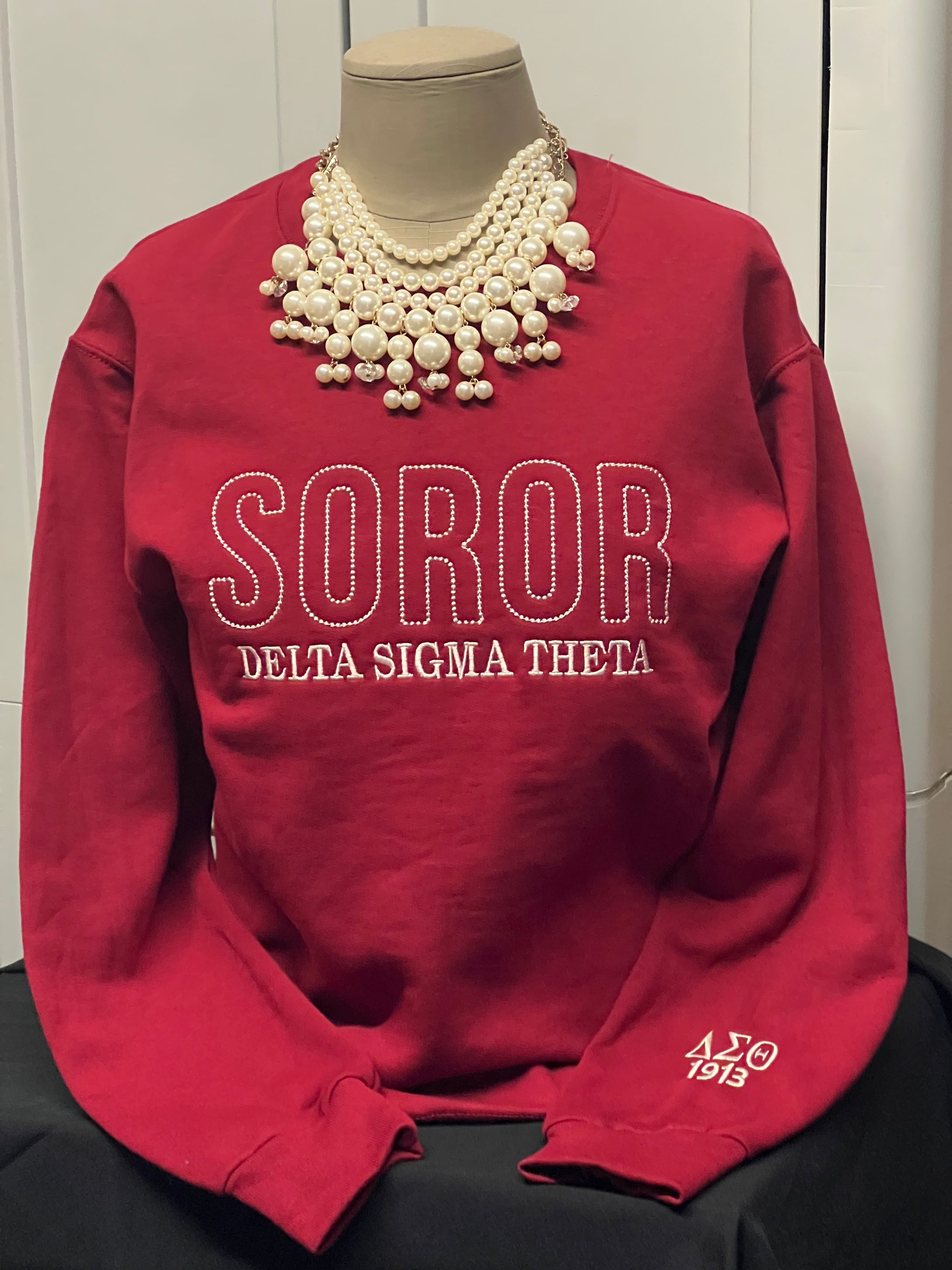 DST Embroidery “SOROR” Sweatshirt