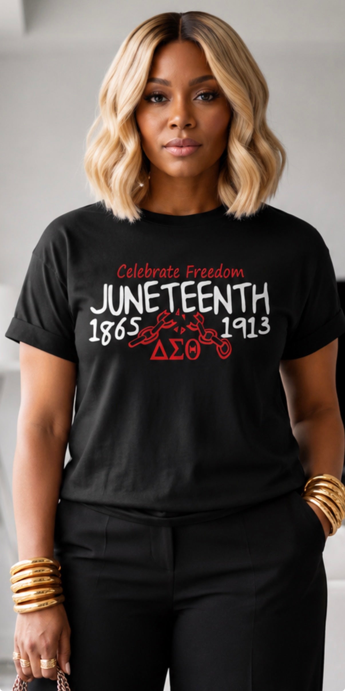 Juneteenth Broken Chains T-Shirt