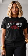 Load image into Gallery viewer, Juneteenth (Chains broken) Short Sleeve T-Shirt

