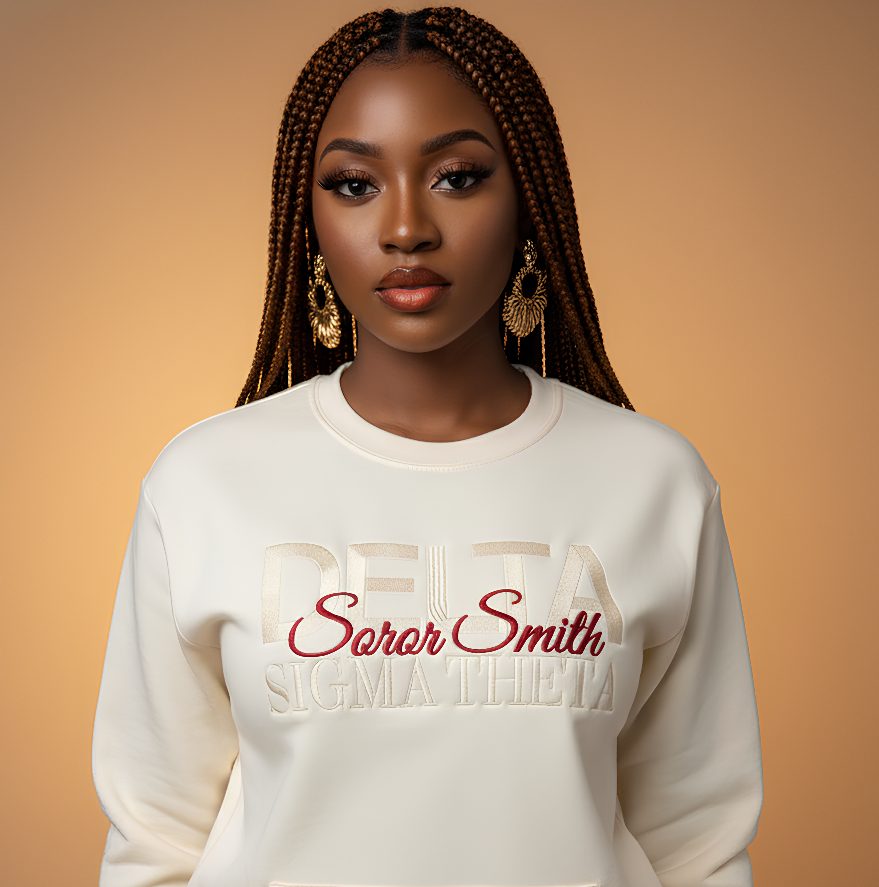 Delta Personalized Embroidered Crewneck