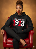 Yarn Embroidered 1913 - Hoodie