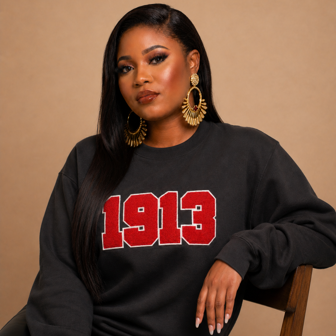 1913 Red Chenille
