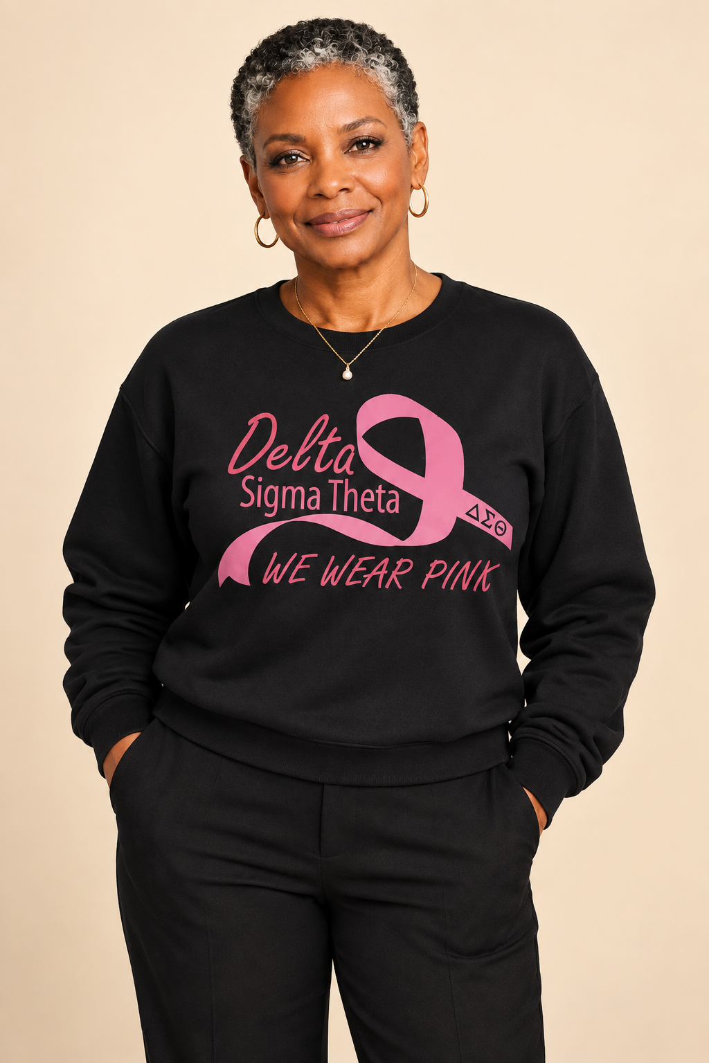 Breast Cancer Awareness: Delta’s Wear Pink Sweatshirt