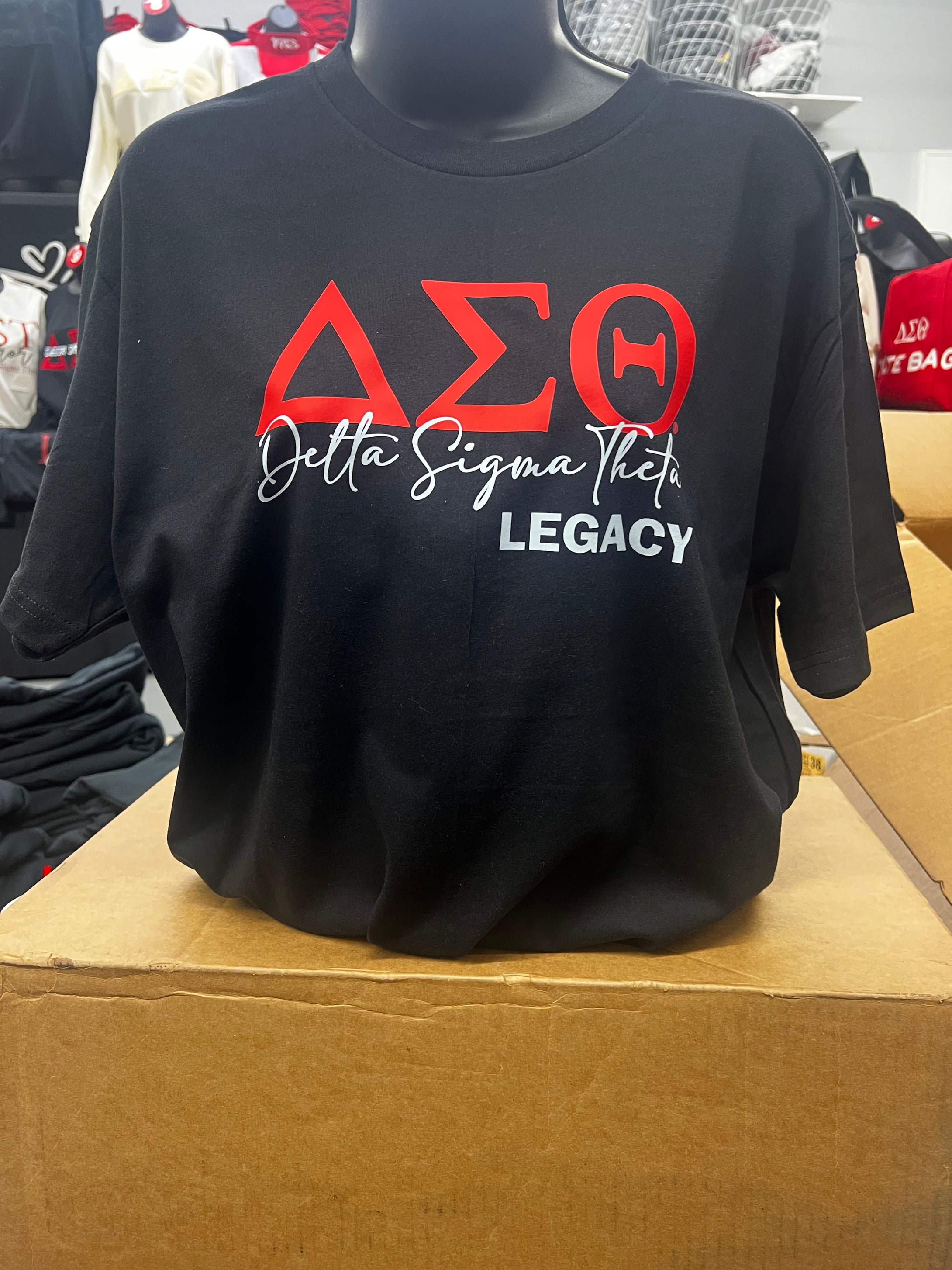 DST Legacy Greek Letters Tee shirt
