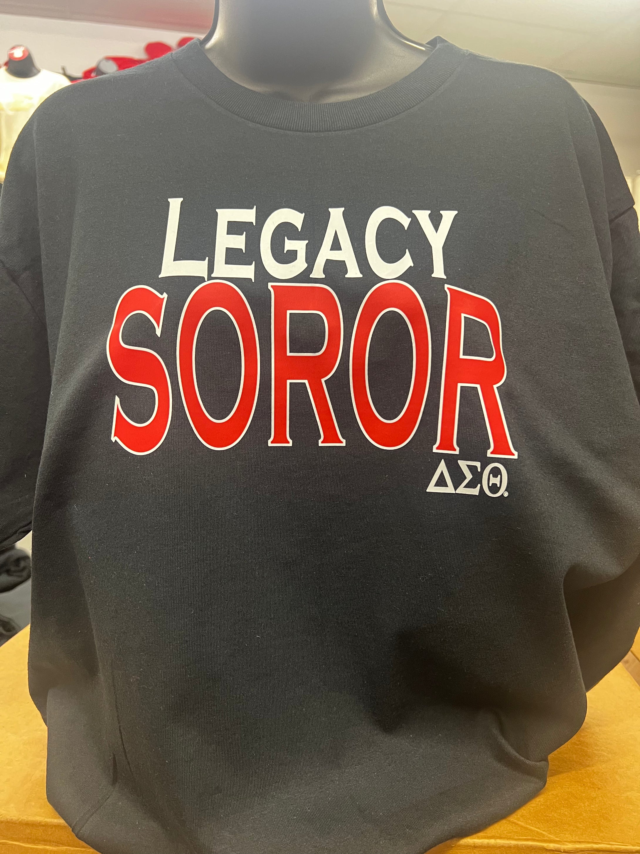 DST Legacy Soror w/greek letters Tee Shirt