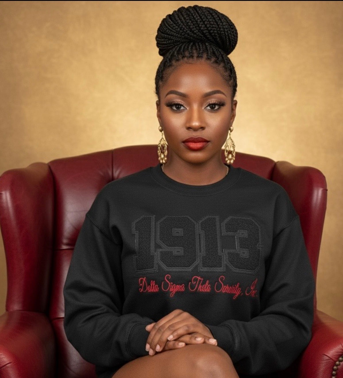 Black on Black 1913 - Crewneck