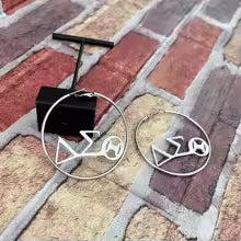 Delta Stainless Steel Earrings