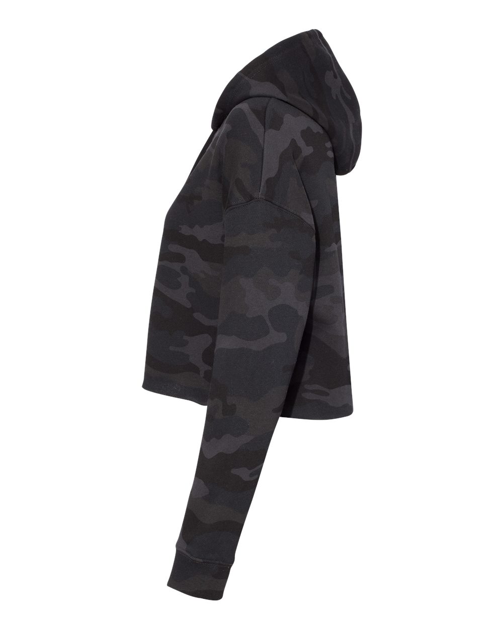 Camouflage Cropped Hoodie