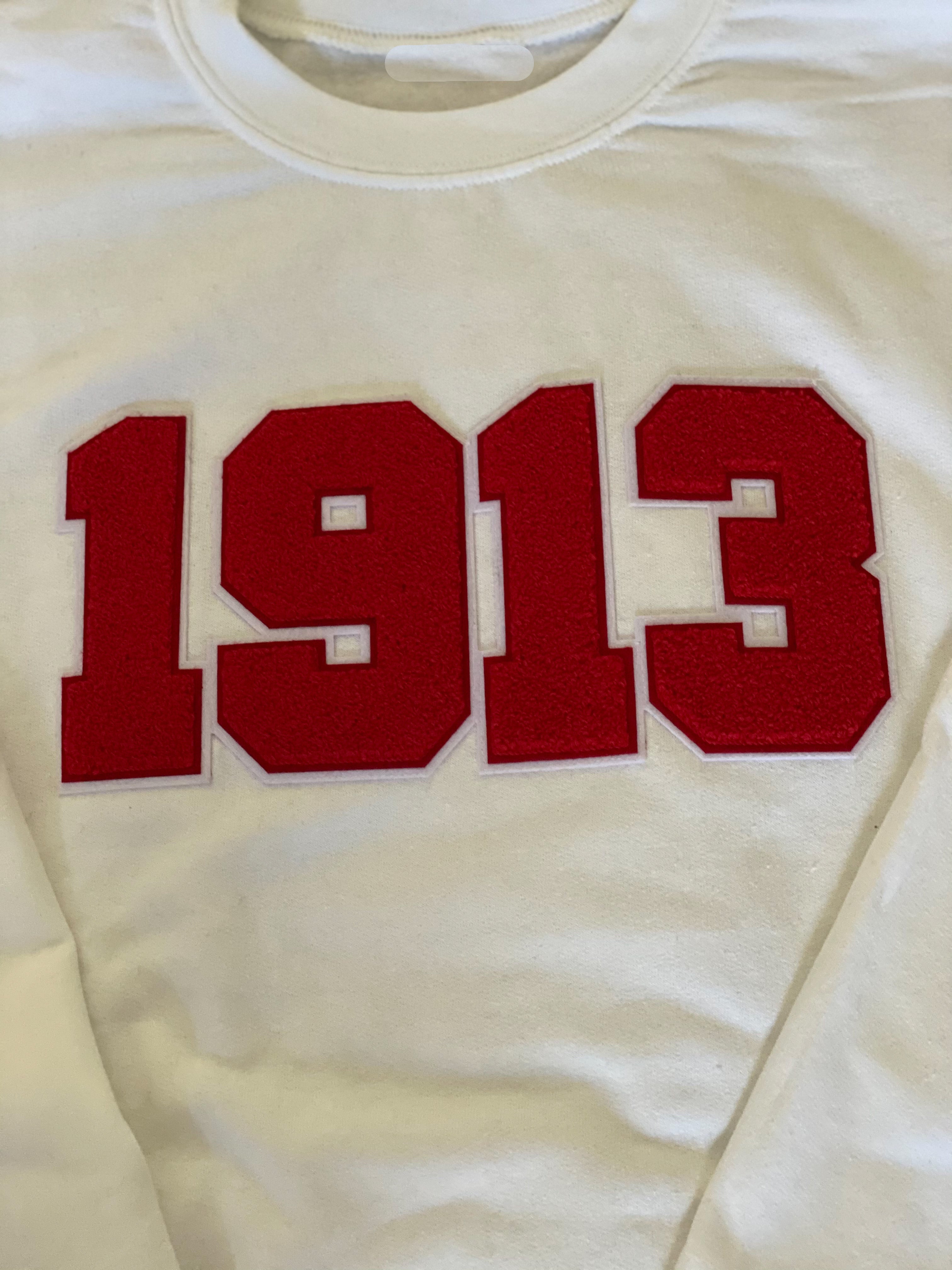 DST SWEATSHIRT with DELTA chenille patch