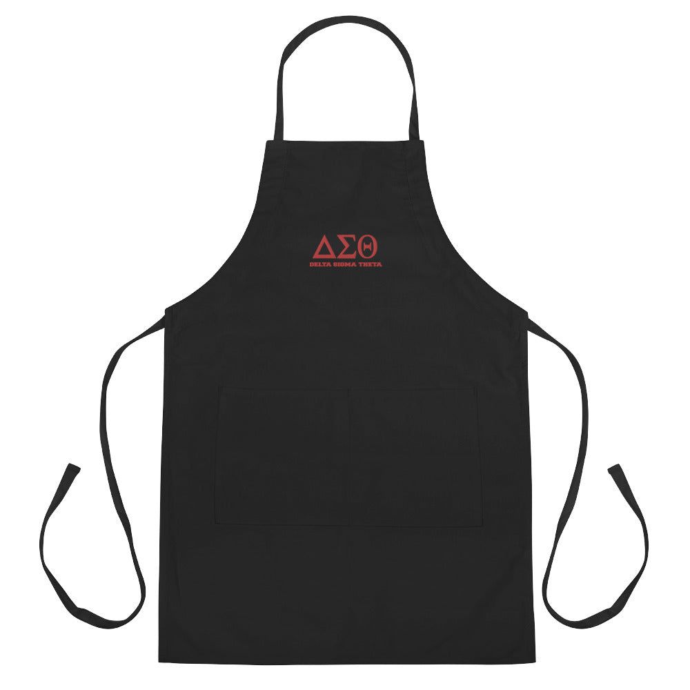 DST Embroidered Apron